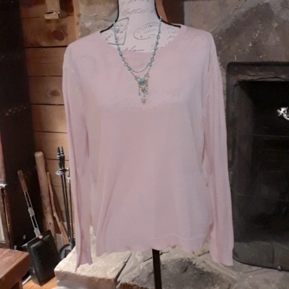 HALSTON HERITAGE Drape Back Sweater - Picture 4 of 13